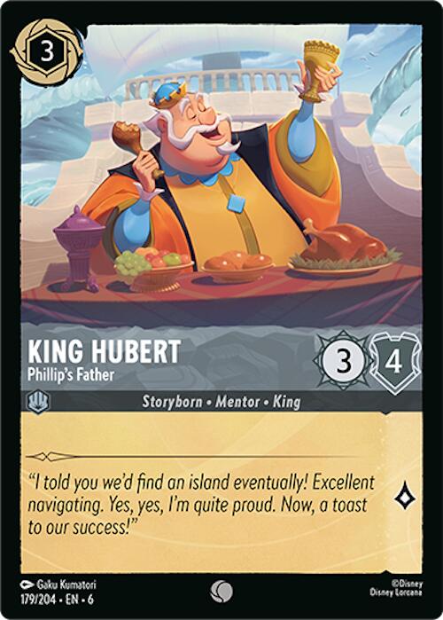 King Hubert - Phillip's Father (179/204) [Azurite Sea] | Shuffle n Cut Hobbies & Games