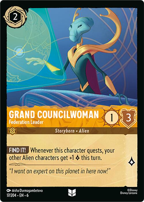 Grand Councilwoman - Federation Leader (17/204) [Azurite Sea] | Shuffle n Cut Hobbies & Games