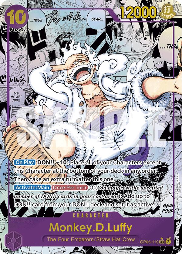 Monkey.D.Luffy (OP05-119) (Manga) [Premium Booster -The Best-] | Shuffle n Cut Hobbies & Games