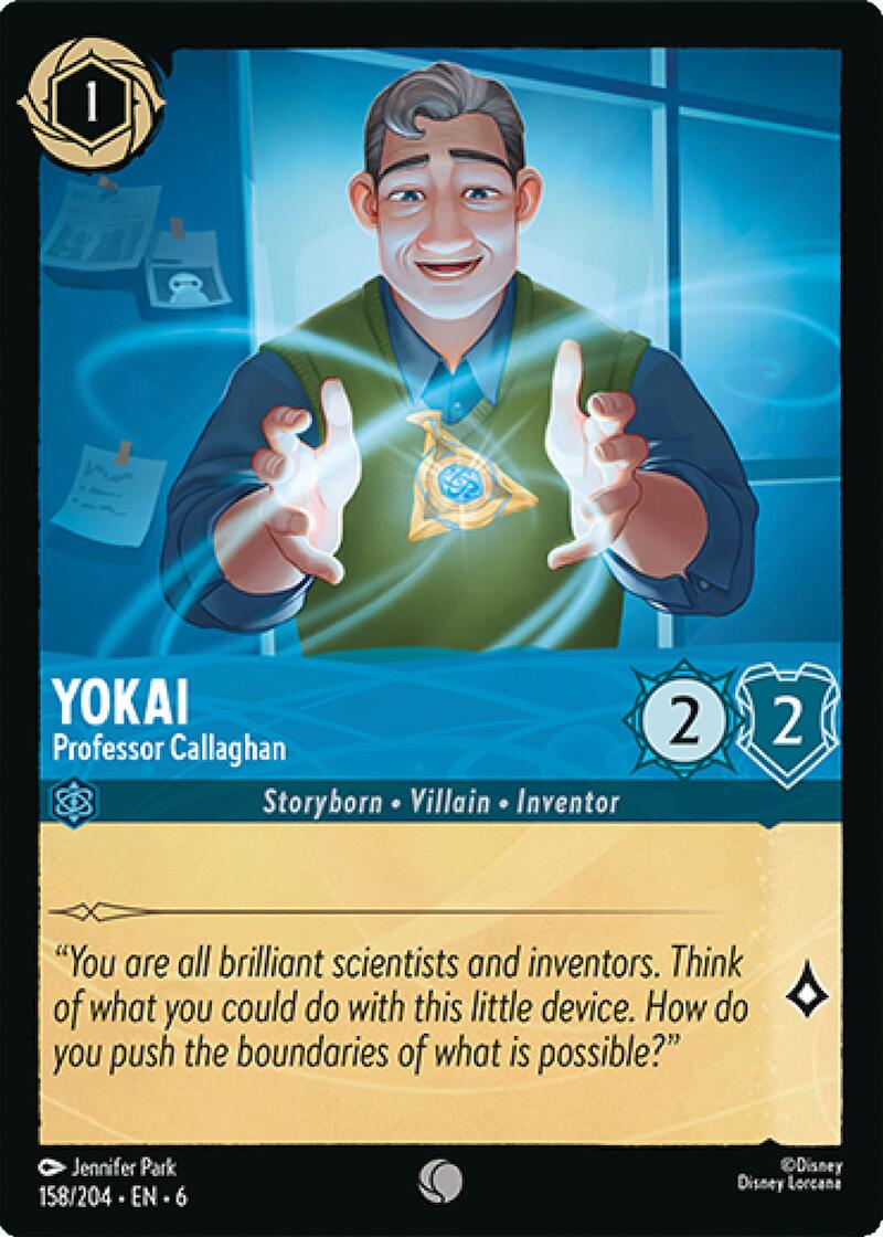Yokai - Professor Callaghan (158/204) [Azurite Sea] | Shuffle n Cut Hobbies & Games