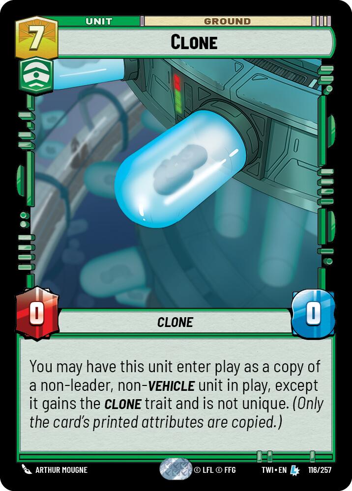 Clone (116/257) (116/257) [Twilight of the Republic] | Shuffle n Cut Hobbies & Games