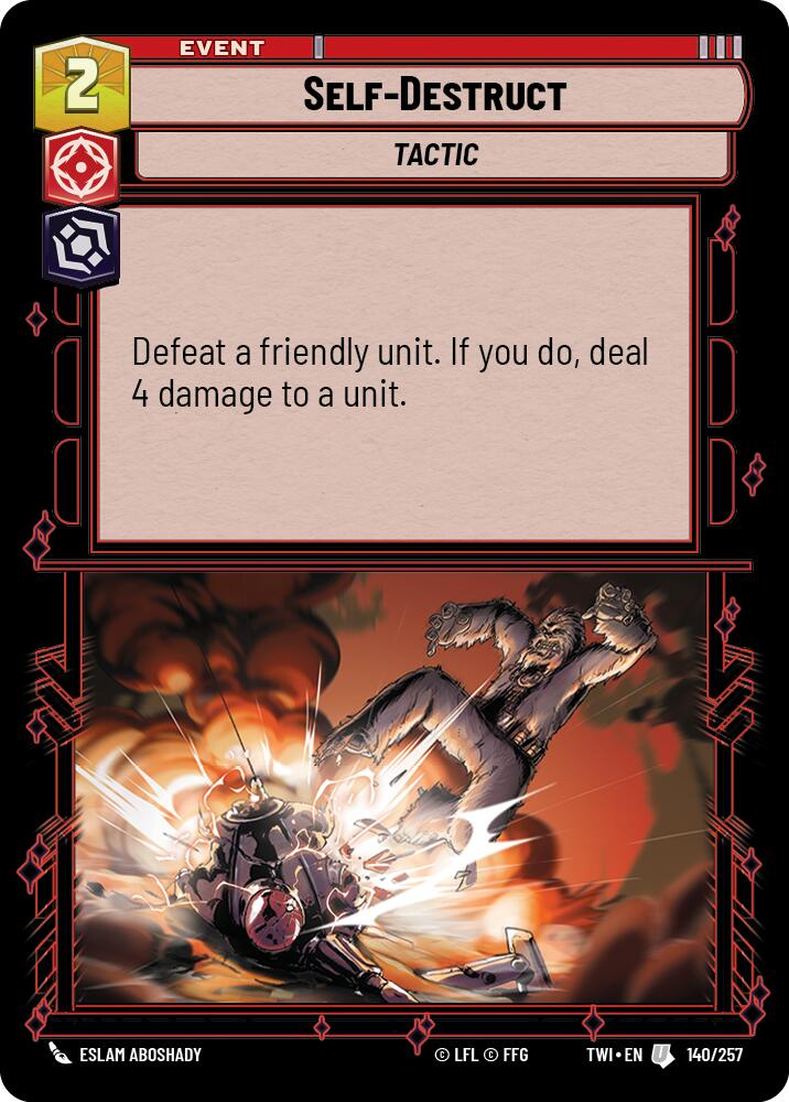 Self-Destruct (140/257) (140/257) [Twilight of the Republic] | Shuffle n Cut Hobbies & Games