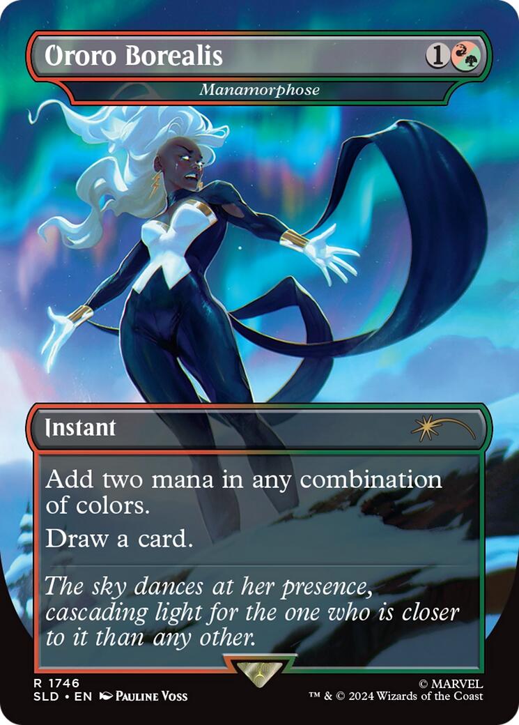 Ororo Borealis - Manamorphose (Rainbow Foil) [Secret Lair Drop Series] | Shuffle n Cut Hobbies & Games