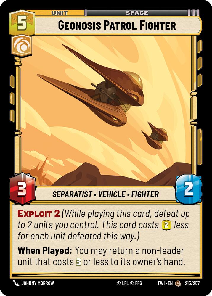 Geonosis Patrol Fighter (215/257) (215/257) [Twilight of the Republic] | Shuffle n Cut Hobbies & Games