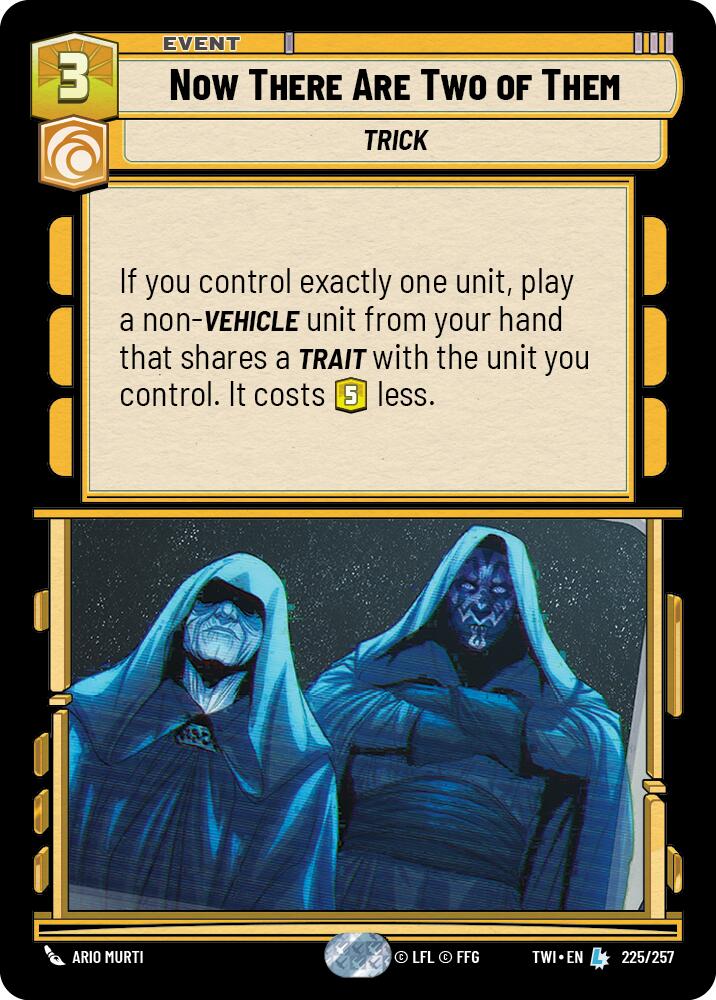 Now There Are Two of Them (225/257) (225/257) [Twilight of the Republic] | Shuffle n Cut Hobbies & Games