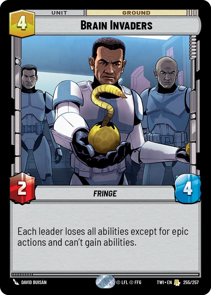 Brain Invaders (255/257) (255/257) [Twilight of the Republic] | Shuffle n Cut Hobbies & Games