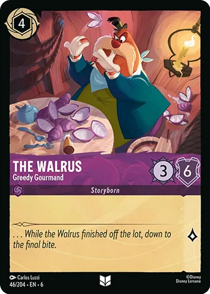 The Walrus - Greedy Gourmand (46/204) [Azurite Sea] | Shuffle n Cut Hobbies & Games