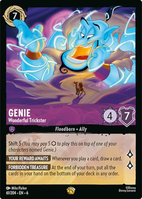 Genie - Wonderful Trickster (61/204) [Azurite Sea] | Shuffle n Cut Hobbies & Games
