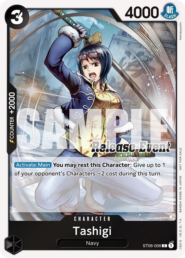 Tashigi (ST15 - ST20 Release Event Winner Pack) [One Piece Promotion Cards] | Shuffle n Cut Hobbies & Games