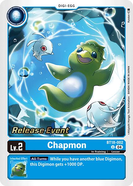 Chapmon [BT18-002] [Release Special Booster Ver.2.0 Promos] | Shuffle n Cut Hobbies & Games