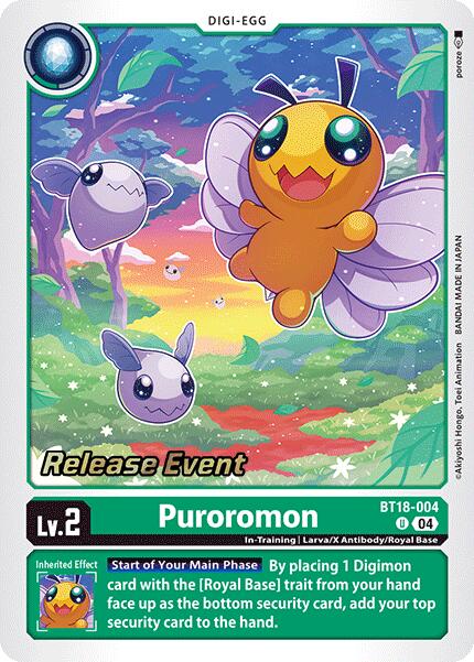 Puroromon [BT18-004] [Release Special Booster Ver.2.0 Promos] | Shuffle n Cut Hobbies & Games