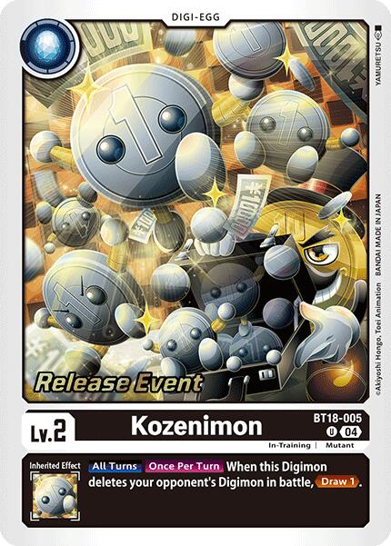 Kozenimon [BT18-005] [Release Special Booster Ver.2.0 Promos] | Shuffle n Cut Hobbies & Games
