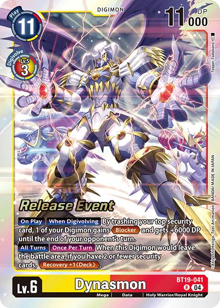 Dynasmon [BT19-041] [Release Special Booster Ver.2.0 Promos] | Shuffle n Cut Hobbies & Games