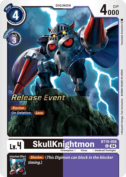 SkullKnightmon [BT19-058] [Release Special Booster Ver.2.0 Promos] | Shuffle n Cut Hobbies & Games