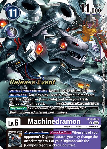 Machinedramon [BT19-065] [Release Special Booster Ver.2.0 Promos] | Shuffle n Cut Hobbies & Games