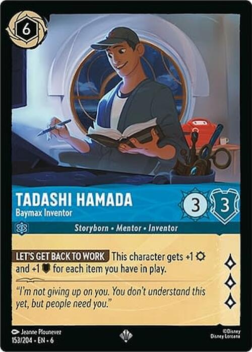 Tadashi Hamada - Baymax Inventor (153/204) [Azurite Sea] | Shuffle n Cut Hobbies & Games