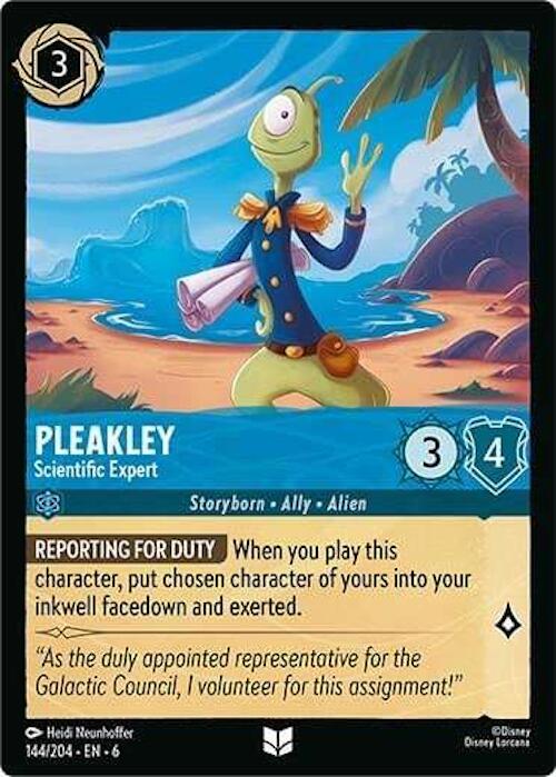 Pleakley - Scientific Expert (144/204) [Azurite Sea] | Shuffle n Cut Hobbies & Games