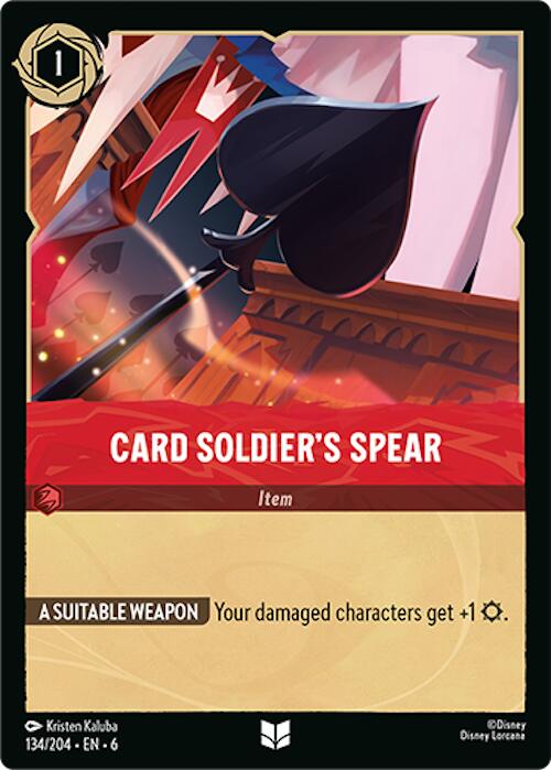 Card Soldier's Spear (134/204) [Azurite Sea] | Shuffle n Cut Hobbies & Games