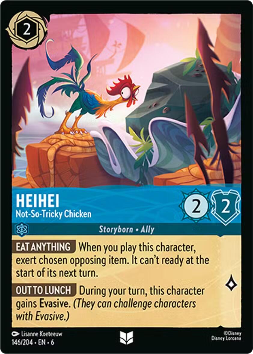 HeiHei - Not-So-Tricky Chicken (146/204) [Azurite Sea] | Shuffle n Cut Hobbies & Games