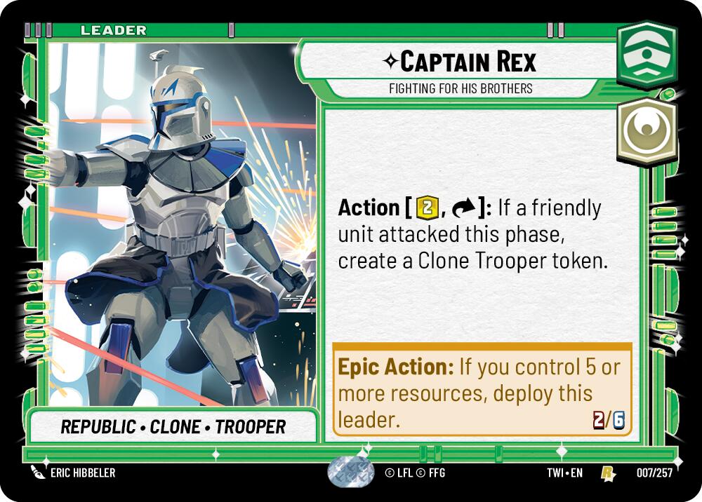 Captain Rex - Fighting For His Brothers (007/257) (007/257) [Twilight of the Republic] | Shuffle n Cut Hobbies & Games