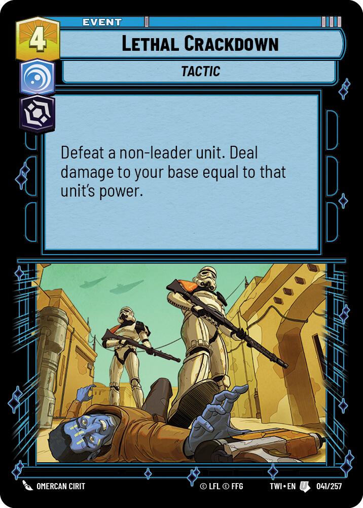 Lethal Crackdown (041/257) (041/257) [Twilight of the Republic] | Shuffle n Cut Hobbies & Games