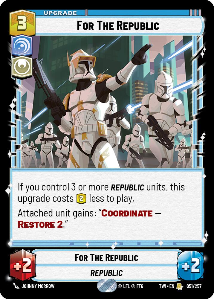 For The Republic (051/257) (051/257) [Twilight of the Republic] | Shuffle n Cut Hobbies & Games