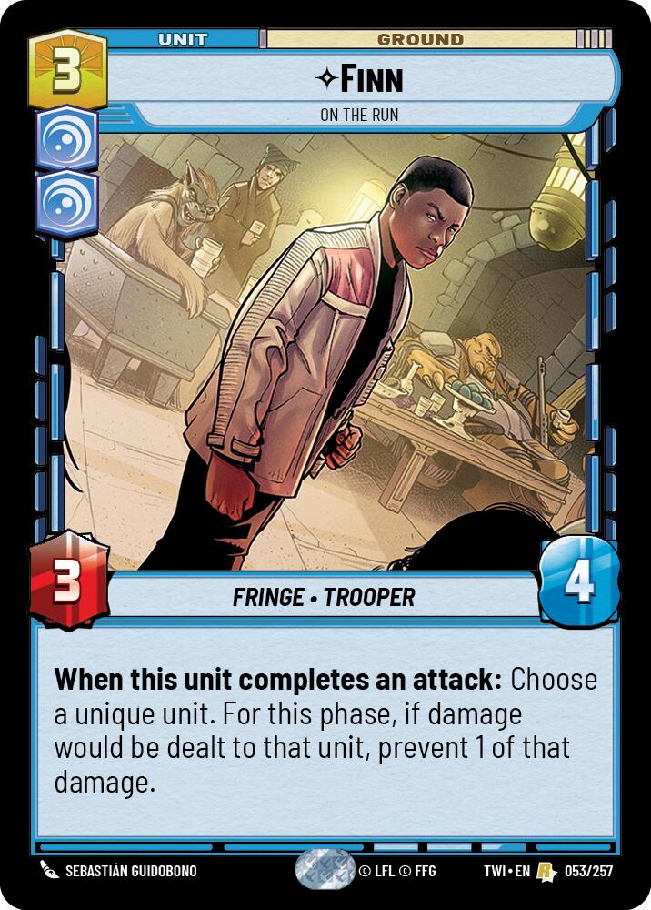 Finn - On the Run (053/257) (053/257) [Twilight of the Republic] | Shuffle n Cut Hobbies & Games