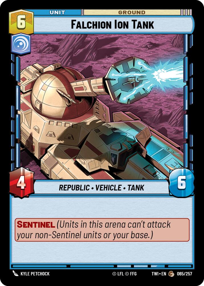 Falchion Ion Tank (065/257) (065/257) [Twilight of the Republic] | Shuffle n Cut Hobbies & Games