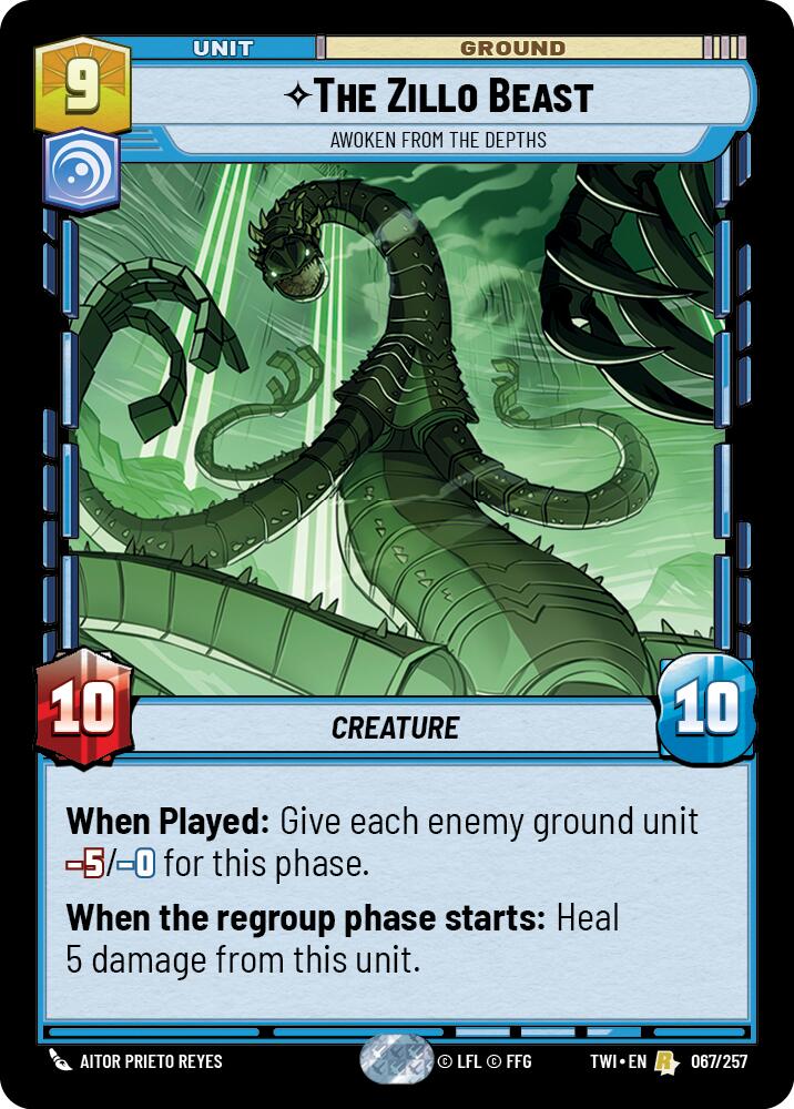 The Zillo Beast - Awoken From The Depths (067/257) (067/257) [Twilight of the Republic] | Shuffle n Cut Hobbies & Games