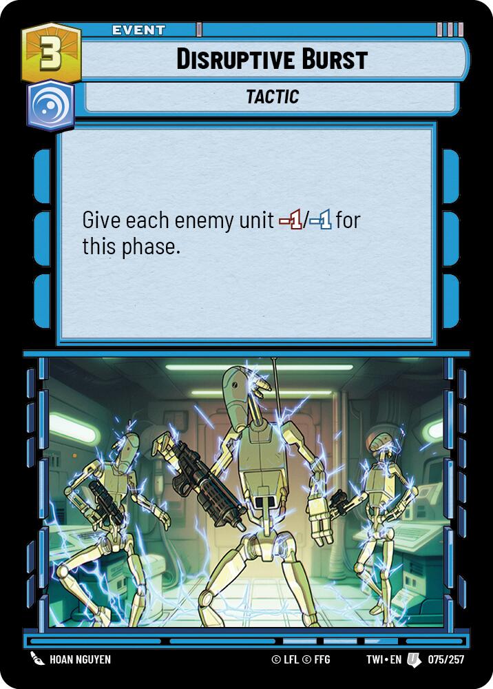 Disruptive Burst (075/257) (075/257) [Twilight of the Republic] | Shuffle n Cut Hobbies & Games