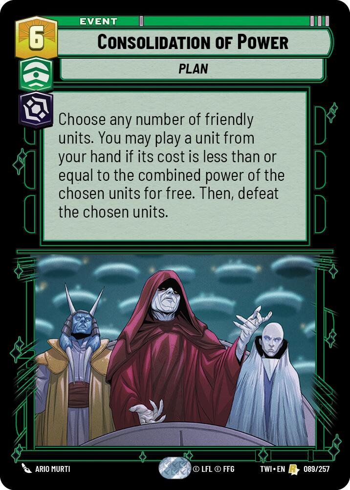 Consolidation of Power (089/257) (089/257) [Twilight of the Republic] | Shuffle n Cut Hobbies & Games