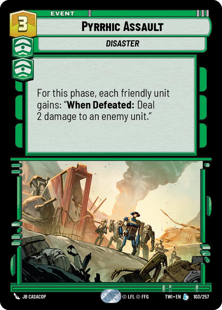 Pyrrhic Assault (103/257) (103/257) [Twilight of the Republic] | Shuffle n Cut Hobbies & Games