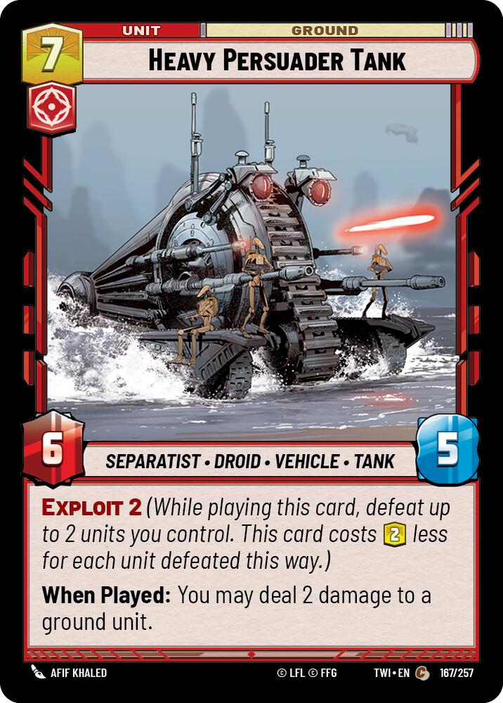 Heavy Persuader Tank (167/257) (167/257) [Twilight of the Republic] | Shuffle n Cut Hobbies & Games