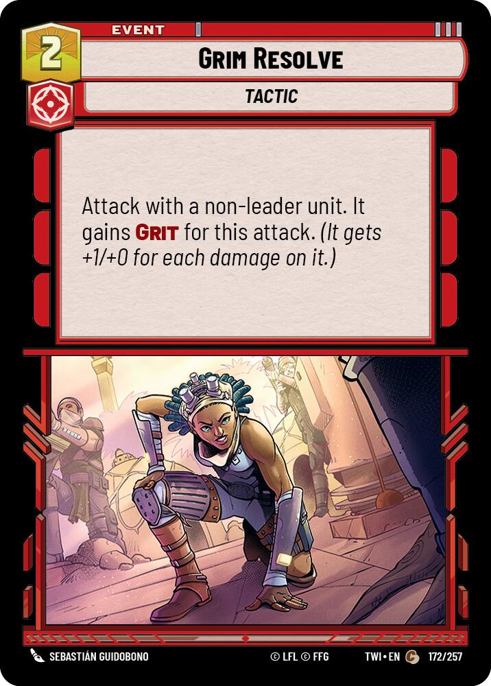 Grim Resolve (172/257) (172/257) [Twilight of the Republic] | Shuffle n Cut Hobbies & Games