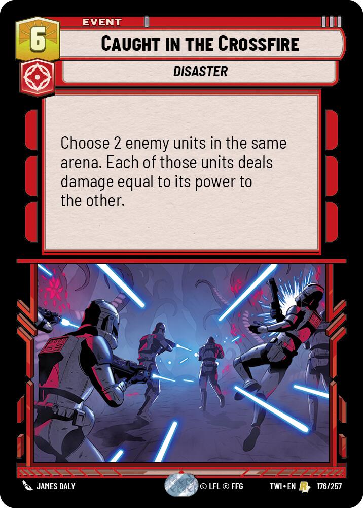 Caught in the Crossfire (176/257) (176/257) [Twilight of the Republic] | Shuffle n Cut Hobbies & Games