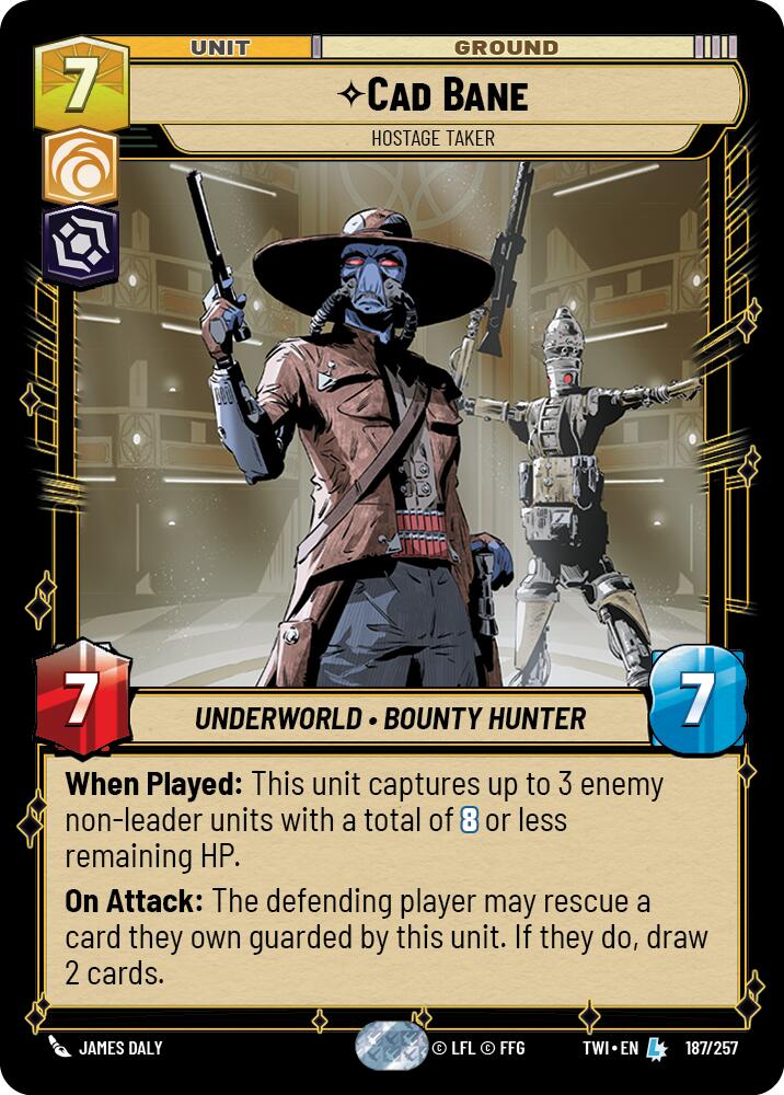 Cad Bane - Hostage Taker (187/257) (187/257) [Twilight of the Republic] | Shuffle n Cut Hobbies & Games