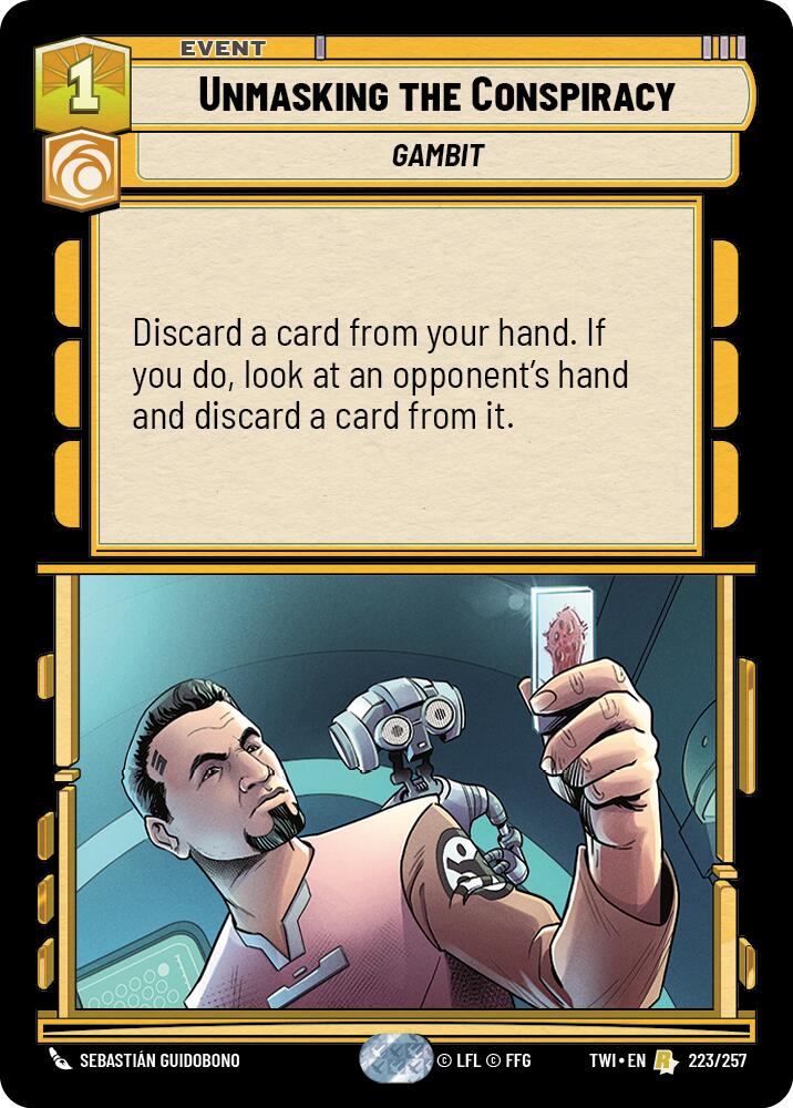 Unmasking the Conspiracy (223/257) (223/257) [Twilight of the Republic] | Shuffle n Cut Hobbies & Games