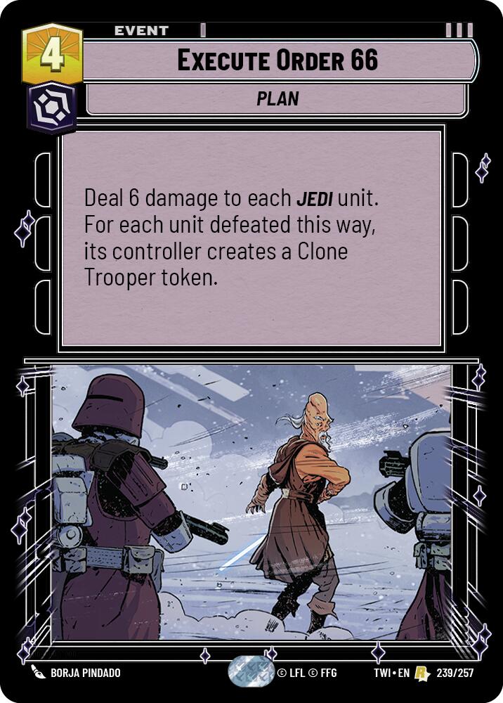 Execute Order 66 (239/257) (239/257) [Twilight of the Republic] | Shuffle n Cut Hobbies & Games