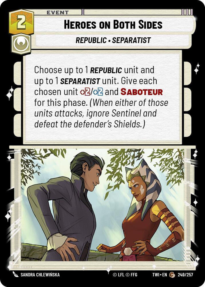 Heroes on Both Sides (249/257) (249/257) [Twilight of the Republic] | Shuffle n Cut Hobbies & Games