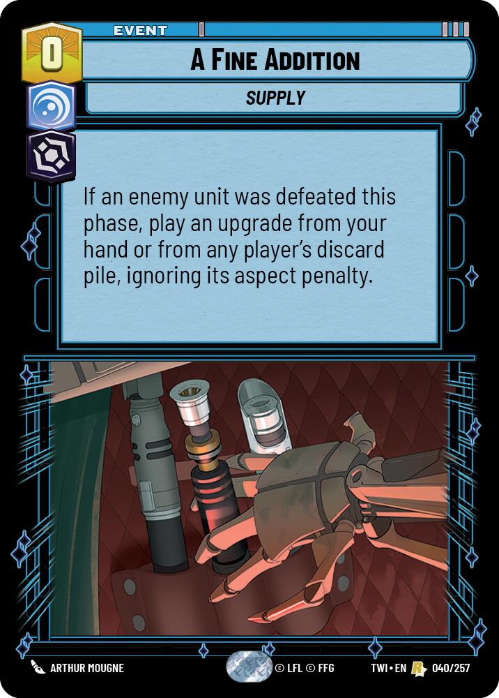 A Fine Addition (040/257) (040/257) [Twilight of the Republic] | Shuffle n Cut Hobbies & Games