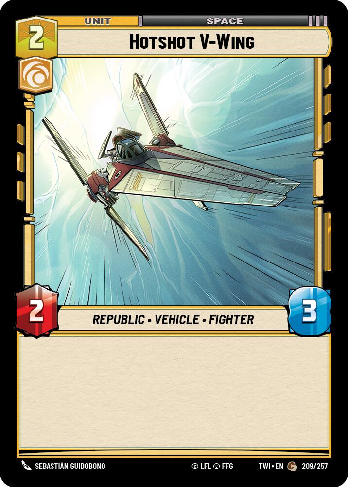 Hotshot V-Wing (209/257) (209/257) [Twilight of the Republic] | Shuffle n Cut Hobbies & Games