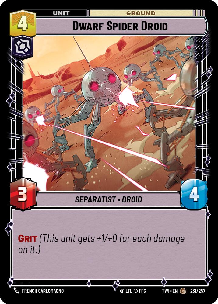 Dwarf Spider Droid (231/257) (231/257) [Twilight of the Republic] | Shuffle n Cut Hobbies & Games