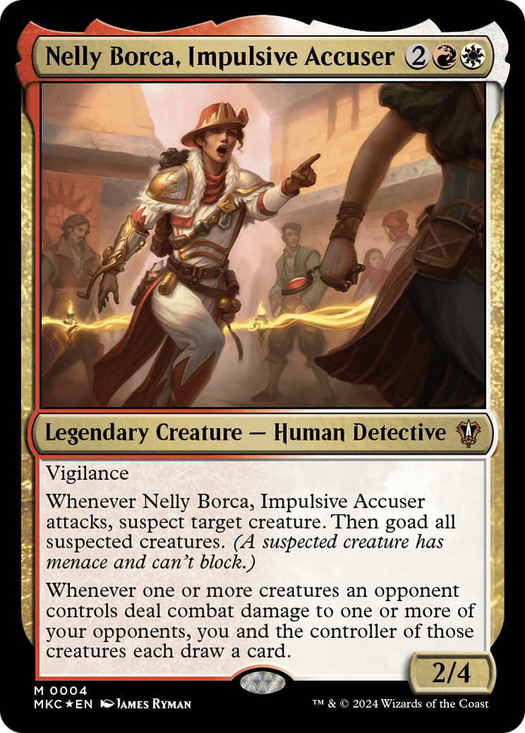Nelly Borca, Impulsive Accuser [Murders at Karlov Manor Commander] | Shuffle n Cut Hobbies & Games