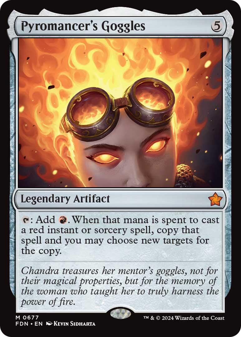 Pyromancer's Goggles [Foundations] | Shuffle n Cut Hobbies & Games