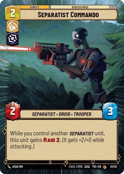 Separatist Commando (7) (Hyperspace) (7) [Twilight of the Republic] | Shuffle n Cut Hobbies & Games
