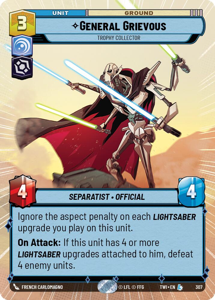 General Grievous - Trophy Collector (307) (Hyperspace) (307) [Twilight of the Republic] | Shuffle n Cut Hobbies & Games
