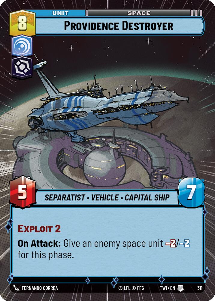 Providence Destroyer (311) (Hyperspace) (311) [Twilight of the Republic] | Shuffle n Cut Hobbies & Games