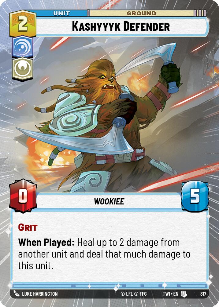 Kashyyyk Defender (317) (Hyperspace) (317) [Twilight of the Republic] | Shuffle n Cut Hobbies & Games