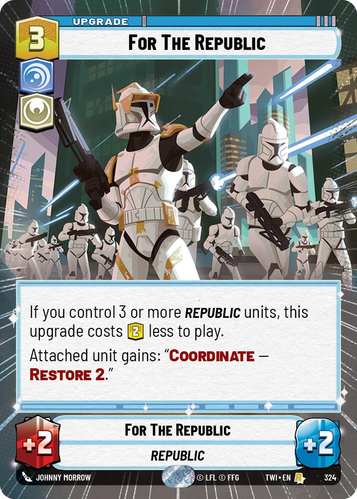 For The Republic (324) (Hyperspace) (324) [Twilight of the Republic] | Shuffle n Cut Hobbies & Games
