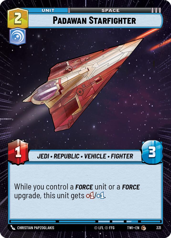 Padawan Starfighter (331) (Hyperspace) (331) [Twilight of the Republic] | Shuffle n Cut Hobbies & Games